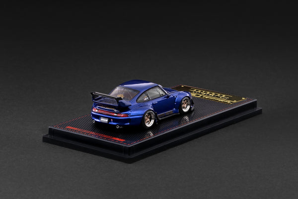 [IGNITION MODEL] 1:64 RWB 993 Blue Metallic 2026 TMCS Limited Edition [IG4143] - Toy Space Diecast Online Store Singapore