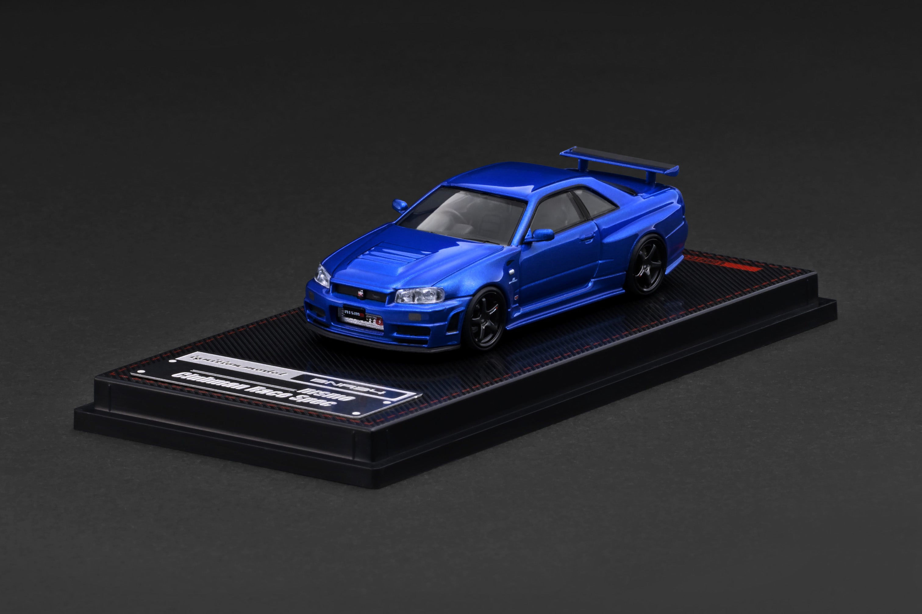 [IGNITION MODEL] 1:64 Nissan Skyline GT-R (BNR34) Nismo Customized Blue Metallic [IG4174] - Toy Space Diecast Online Store Singapore