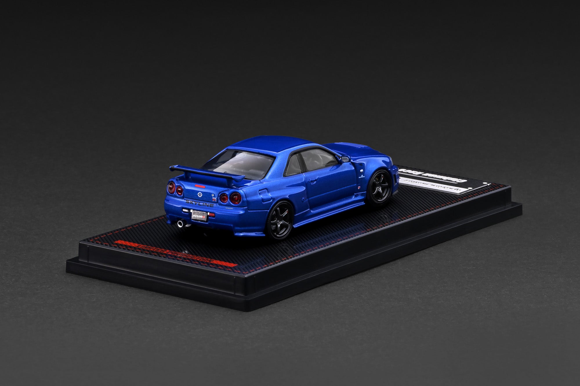[IGNITION MODEL] 1:64 Nissan Skyline GT-R (BNR34) Nismo Customized Blue Metallic [IG4174] - Toy Space Diecast Online Store Singapore