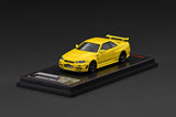 [IGNITION MODEL] 1:64 Nissan Skyline GT-R (BNR34) Nismo Customized Yellow Metallic [IG4176] - Toy Space Diecast Online Store Singapore