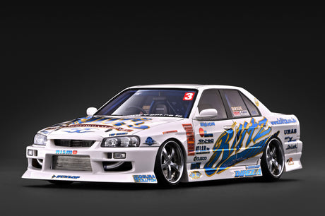 [IGNITION MODEL] 1:18 Uras Skyline ER34 2004 D1 Spec Replica [IG4195] - Toy Space Diecast Online Store Singapore