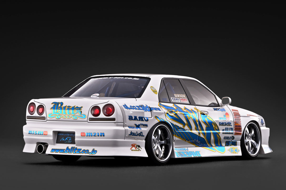 [IGNITION MODEL] 1:18 Uras Skyline ER34 2004 D1 Spec Replica [IG4195] - Toy Space Diecast Online Store Singapore