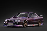 [IGNITION MODEL] 1:18 Uras Skyline ER34 Purple Metallic [IG4200] - Toy Space Diecast Online Store Singapore