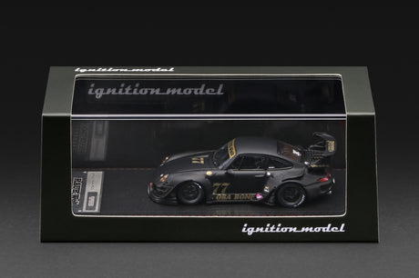 [IGNITION MODEL] 1:64 RWB 993 Matte Black [IG4212] - Toy Space Diecast Online Store Singapore