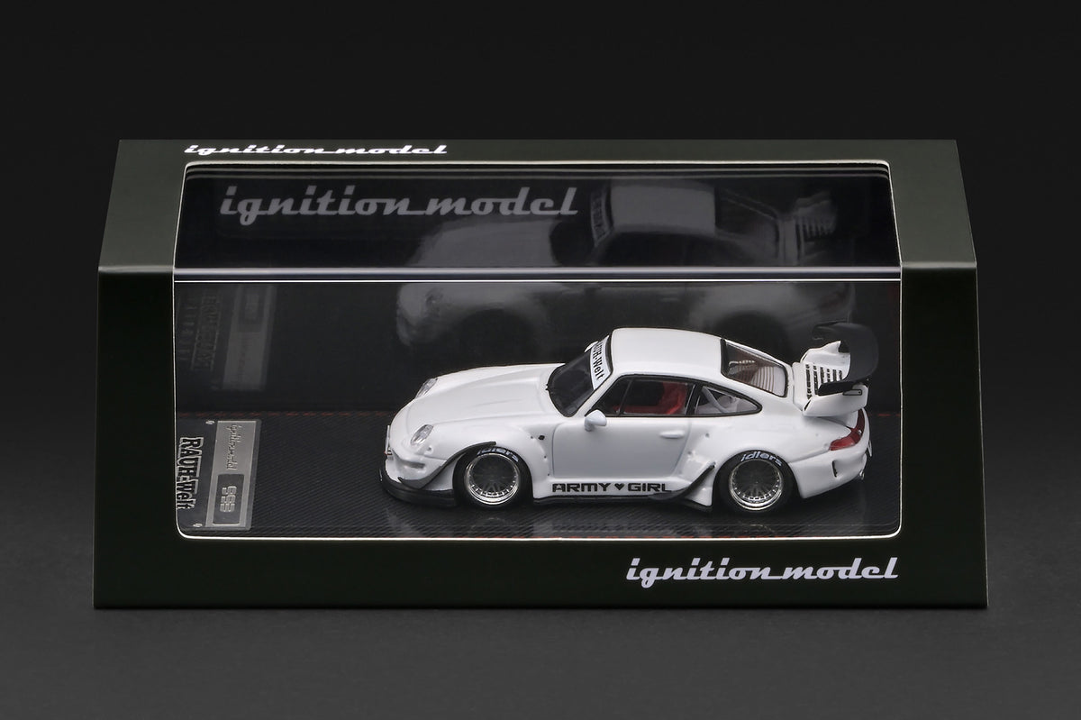 [IGNITION MODEL] 1:64 RWB 993 White Metallic [IG4216] - Toy Space Diecast Online Store Singapore