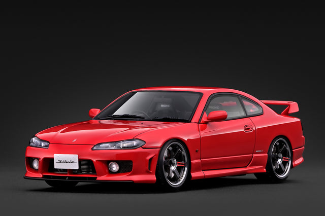[IGNITION MODEL] 1:18 Nissan Silvia Spec R (S15) Red [IG4249] - Toy Space Diecast Online Store Singapore