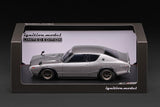 [IGNITION MODEL] 1:18 Nissan Skyline 2000 GT-R (KPGC110) Silver With Engine [IG4254]