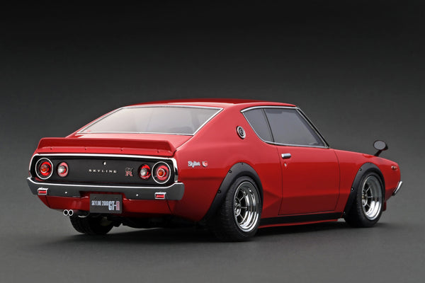 [IGNITION MODEL] 1:18 Nissan Skyline 2000 GT-R (KPGC110) Red [IG4257]