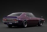 [IGNITION MODEL] 1:18 Nissan Skyline 2000 GT-R (KPGC110) Purple Metallic [IG4258] - Toy Space Diecast Online Store Singapore