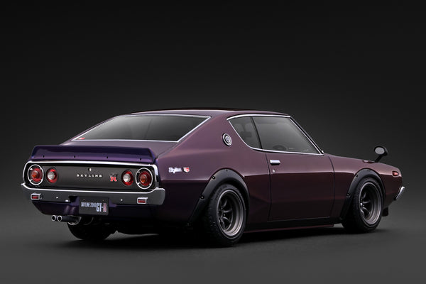 [IGNITION MODEL] 1:18 Nissan Skyline 2000 GT-R (KPGC110) Purple Metallic [IG4258]