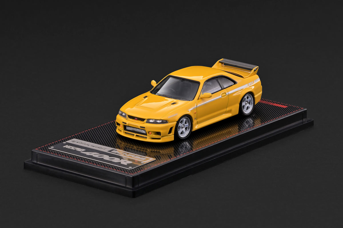 [IGNITION MODEL] 1:64 Nismo 400R (BCNR33) Yellow [IG4272] - Toy Space Diecast Online Store Singapore