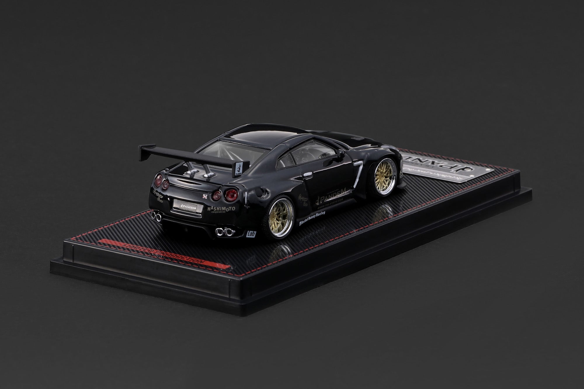 [IGNITION MODEL] 1:64 PANDEM R35 GT-R Black Metallic [IG4277]