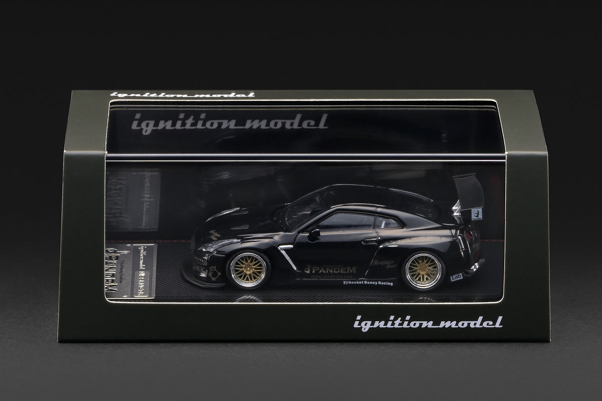 [IGNITION MODEL] 1:64 PANDEM R35 GT-R Black Metallic [IG4277] - Toy Space Diecast Online Store Singapore