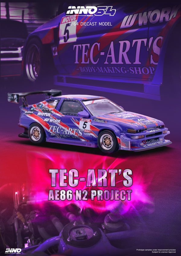 [INNO64] Toyota AE86 N2 Tec-Art's Yoshinori Kamata [Special Edition]