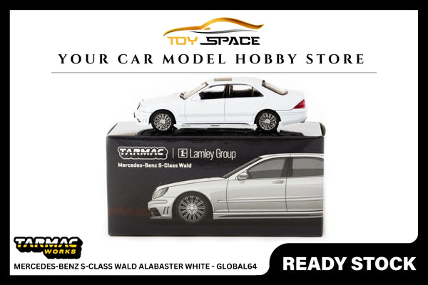 [TARMAC WORKS] 1:64 Mercedes-Benz S-Class Wald Alabaster White - GLOBAL64