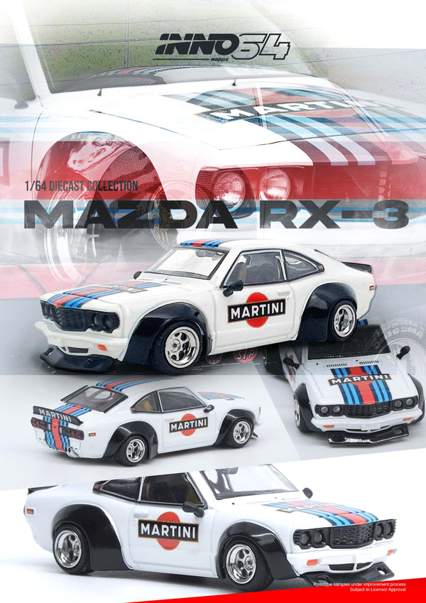 [INNO64] Mazda Savanna RX3 "Martini Racing" Livery