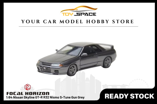 [FOCAL HORIZON] 1:64 Nissan Skyline GT-R R32 Nismo S-Tune Gun Grey