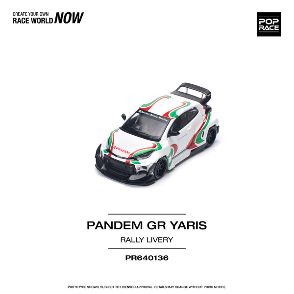 [POP RACE] 1/64 Pandem GR Yaris - Rally Livery