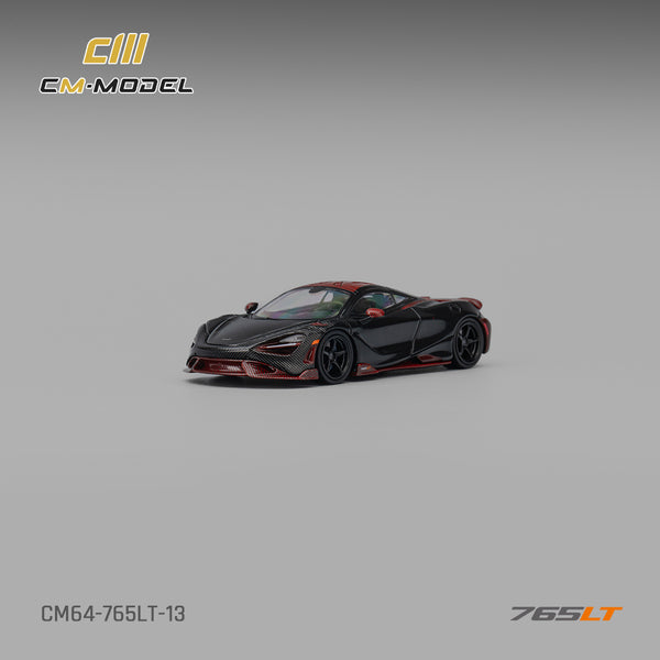[CM MODEL] 1:64 Mclaren 765LT Full Carbon Red