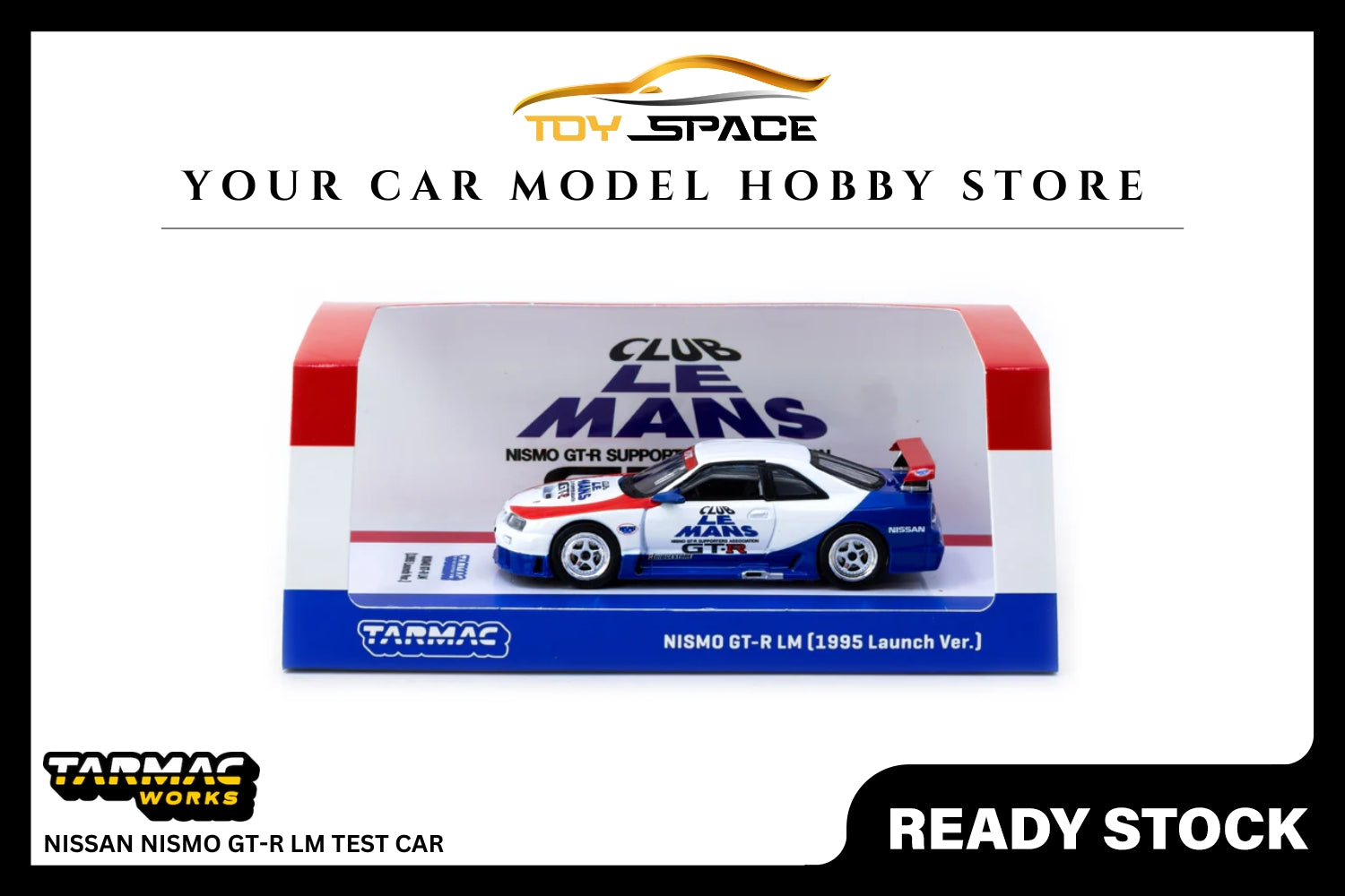 [TARMAC WORKS] 1:64 Nissan Nismo GT-R LM Test Car - HOBBY64