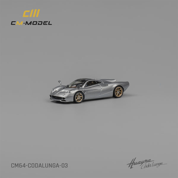 [CM MODEL] 1:64 Pagani Codalunga Metallic Silver