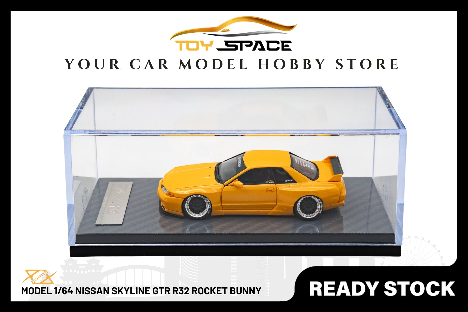 [ERROR 404 MODEL] 1/64 Nissan Skyline GTR R32 Rocket Bunny [Limited 299pcs]