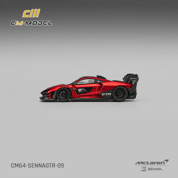 [CM MODEL] 1:64 Mclaren Senna GTR Metallic Red
