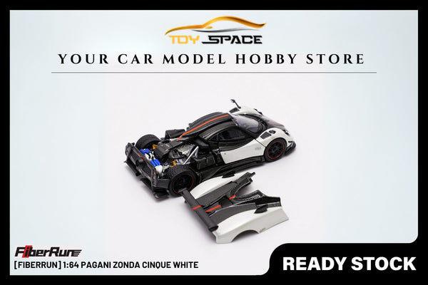 [FIBERRUN] 1:64 Pagani Zonda Cinque White