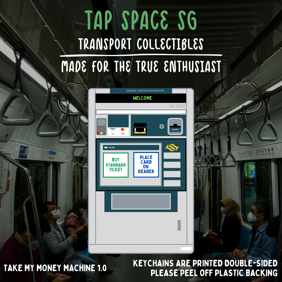 Top-Up Machine 1.0 MRT Icons Keychain