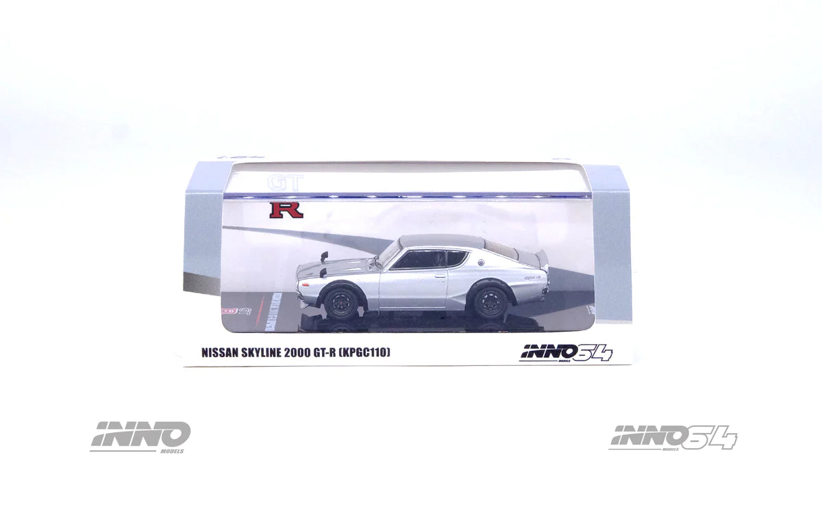 Inno64 Nissan Skyline 2000 GT-R (KPGC110) Silver