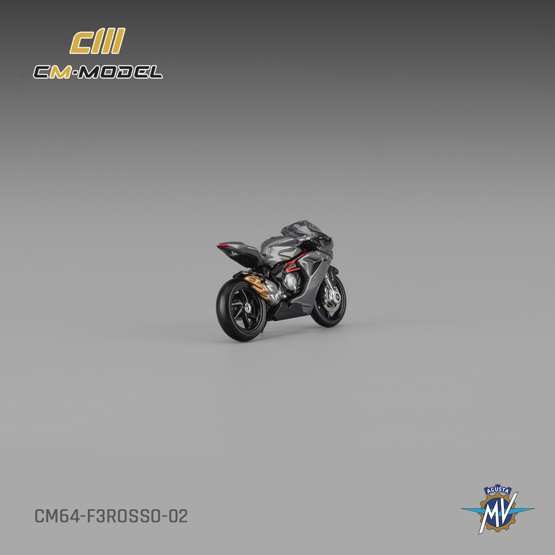 [CM MODEL] 1:64 MV Agusta F3rosso Metallic Gray