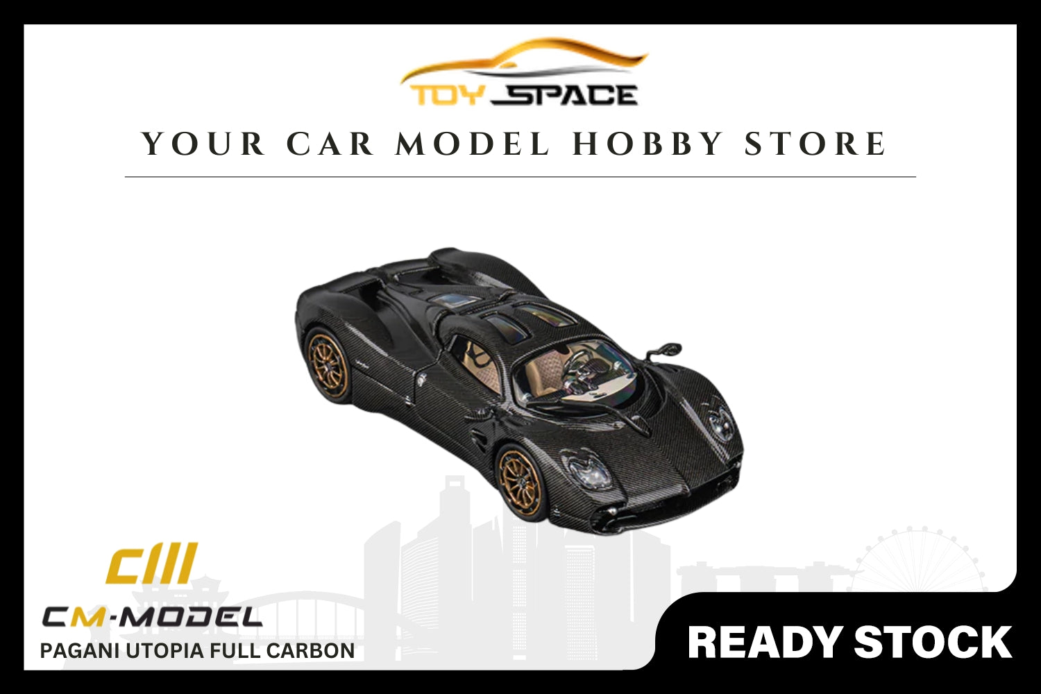 [CM MODEL] 1:64 Pagani Utopia Full Carbon