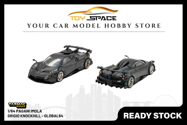 [TARMAC WORKS] 1/64 Pagani Imola Grigio Knockhill - GLOBAL64