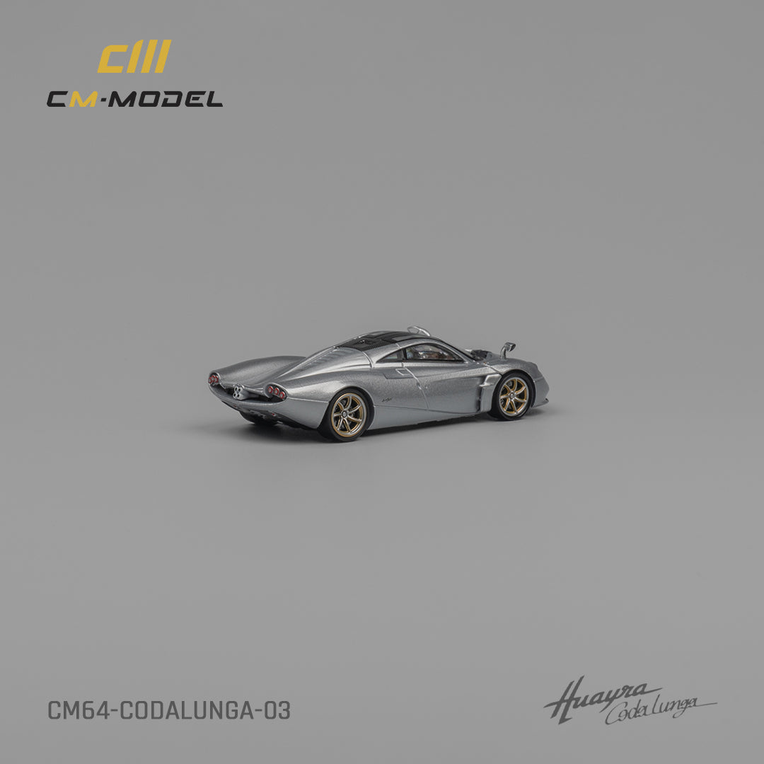 [CM MODEL] 1:64 Pagani Codalunga Metallic Silver