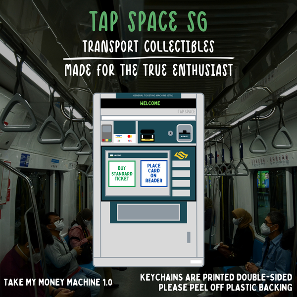 Top-Up Machine 1.0 MRT Icons Keychain