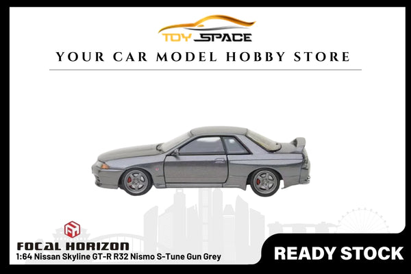 [FOCAL HORIZON] 1:64 Nissan Skyline GT-R R32 Nismo S-Tune Gun Grey