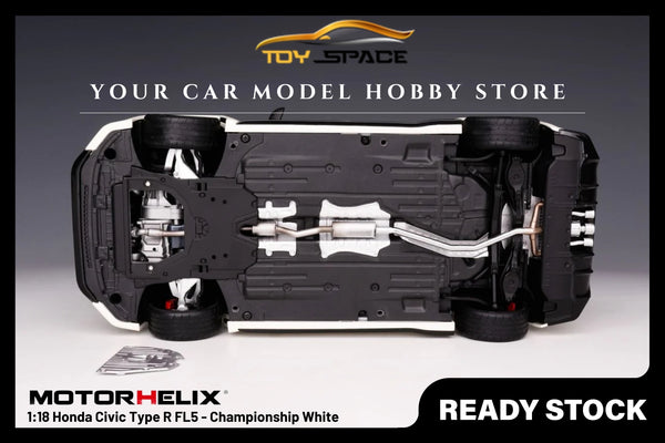 [MOTORHELIX] 1:18 Honda Civic Type R FL5 - Championship White