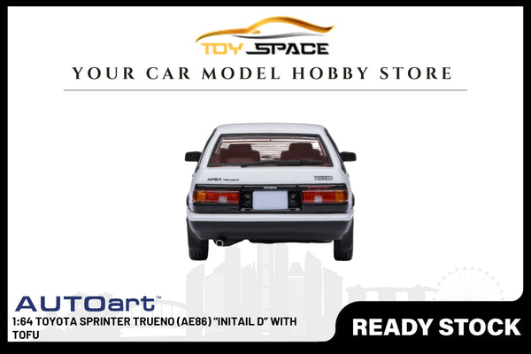 [AUTOART] 1:64 Toyota Sprinter Trueno (AE86) “INITIAL D” With Tofu