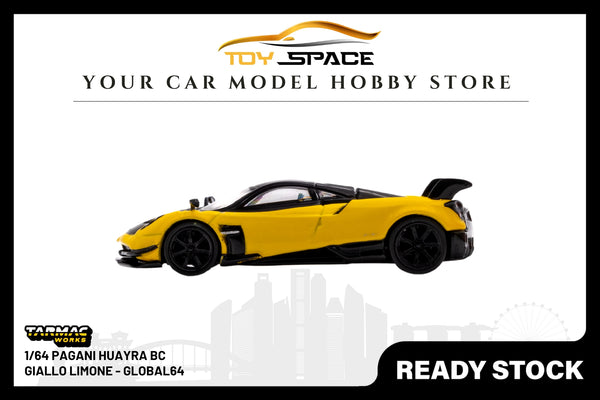 [TARMAC WORKS] 1/64 Pagani Huayra BC Giallo Limone - GLOBAL64