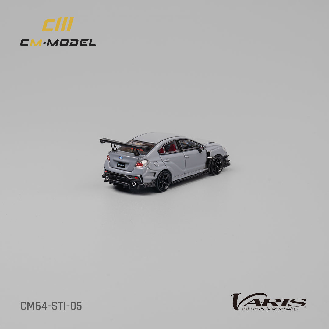 [CM MODEL] 1/64 Subaru STI Varis Widebody 1.0 Gray