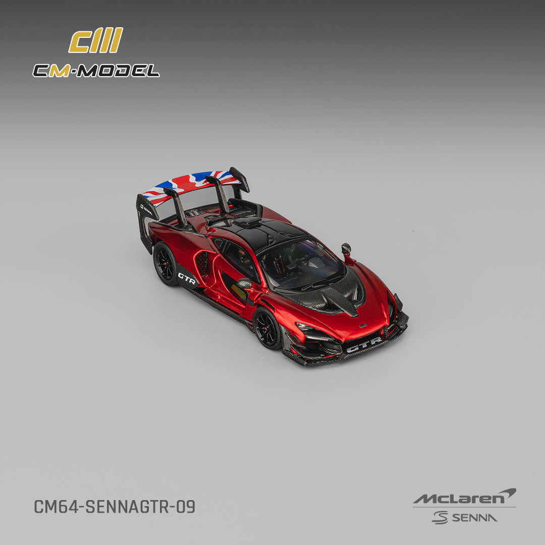 [CM MODEL] 1:64 Mclaren Senna GTR Metallic Red