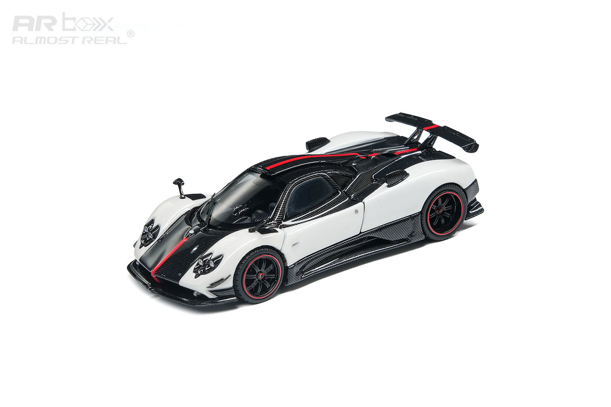 [AR BOX] 1:64 Pagani Zonda Cinque Coupe 2009 Bianco Benny - Toy Space Diecast Online Store Singapore