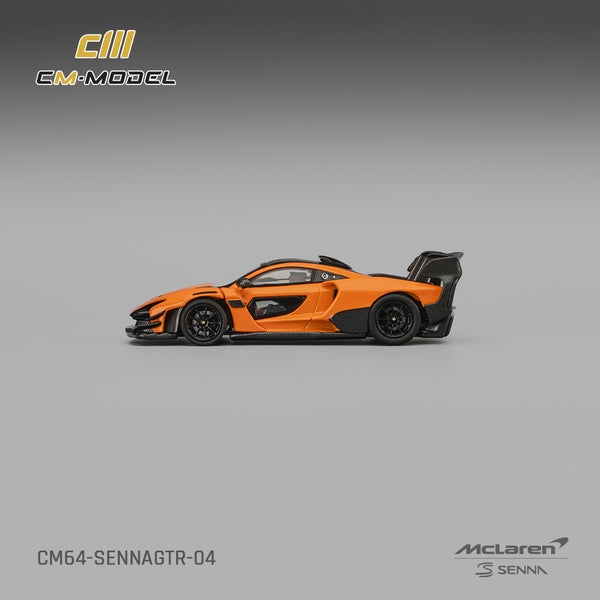 [CM MODEL] 1:64 Mclaren Senna GTR Orange