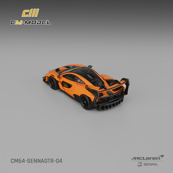 [CM MODEL] 1:64 Mclaren Senna GTR Orange