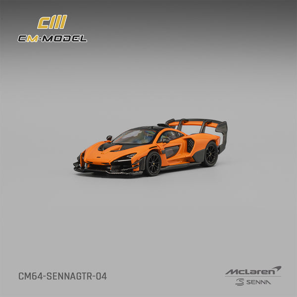 [CM MODEL] 1:64 Mclaren Senna GTR Orange