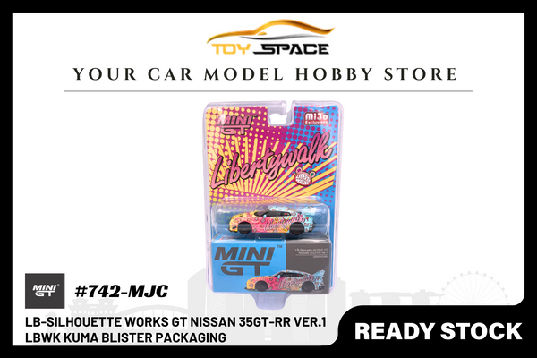 [MINI GT] LB-Silhouette Works GT Nissan 35GT-RR Ver.1 LBWK KUMA Blister Packaging