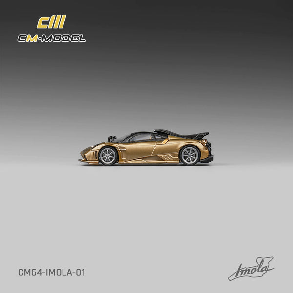 [CM MODEL] 1:64 Pagani Imola Gold Full Carbon