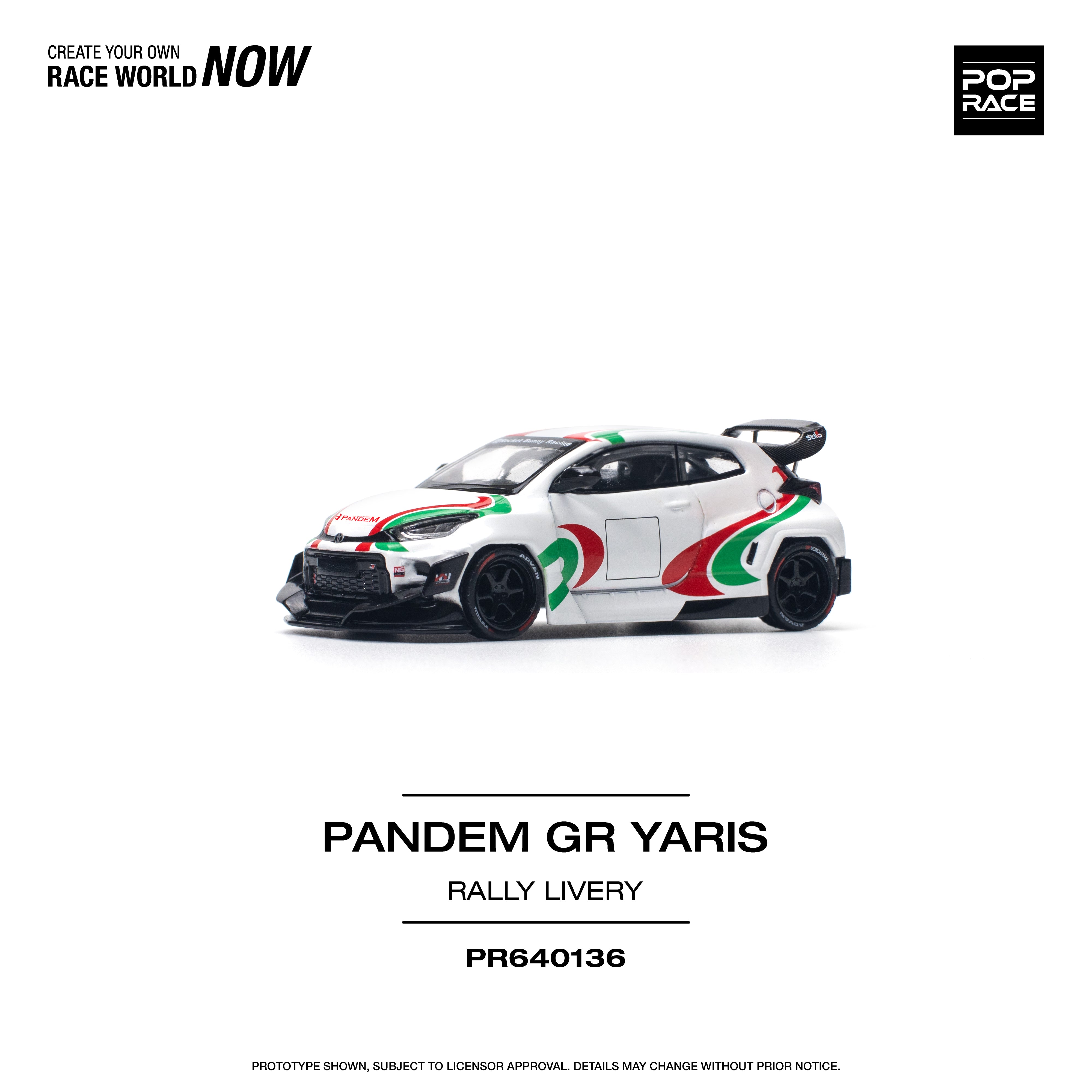 [POP RACE] 1/64 Pandem GR Yaris - Rally Livery