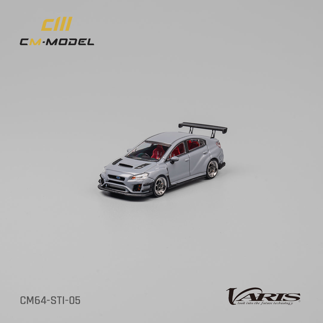 [CM MODEL] 1/64 Subaru STI Varis Widebody 1.0 Gray