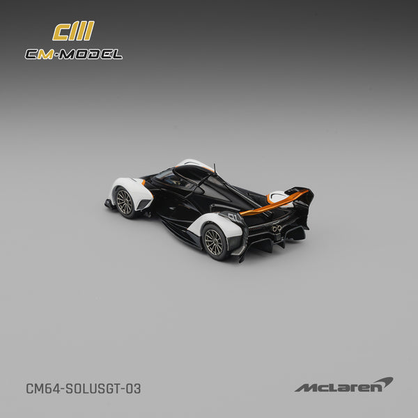 [CM MODEL] 1:64 Mclaren Solus GT Black/White